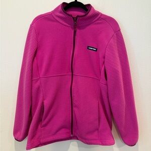 Lands' End Vibrant Pink Fleece Jacket